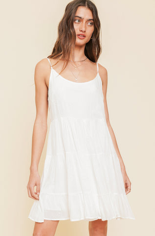 Tiered Eyelet Dress