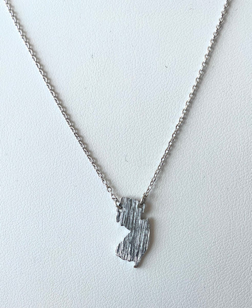 Handmade Silver Tone "New Jersey" Necklace