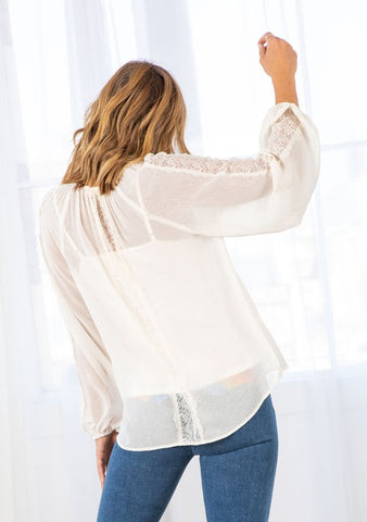 Textured Chiffon Blouse: New Colors!