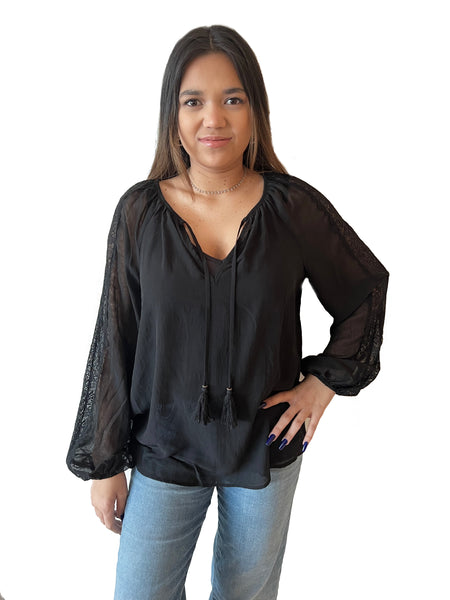 Textured Chiffon Blouse: New Colors!