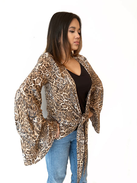 Animal Print Cover Up