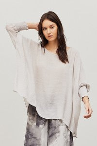 Oversized Batwing Top