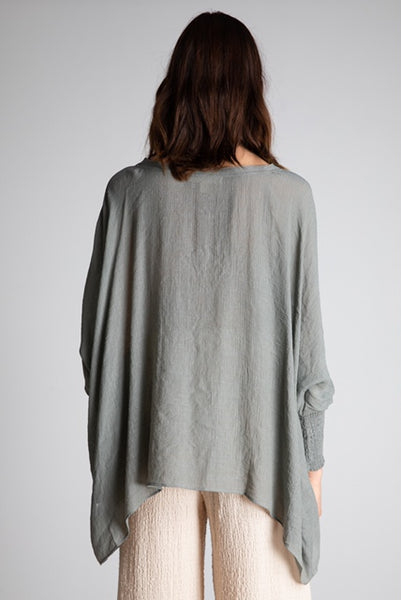 Oversized Batwing Top