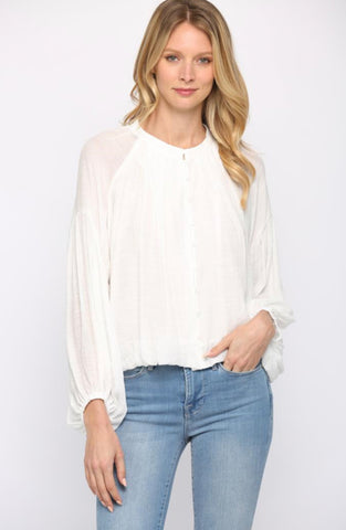 Lantern Sleeve Blouse